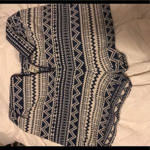 Aztec design shorts